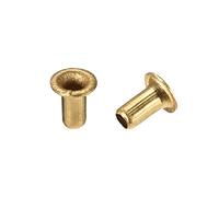 sourcing map 2.5mmx5mm À Travers Trou Cuivre Creux Rivets Œillet Circuit Planche PCB 200Pcs