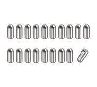 sourcing map 2.5x4mm Goujons Goupilles, 20pcs 304 Inox Acier Rond Tête Plat Chanfreiné Extrémité Cheville Bois Superposé Lit Étagère Chevilles Support Étagères Attacher Éléments