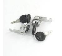 sourcing map 2 Ensemble Outil Boîte Cabinet Verrouillage 18.5mm Diamètre Fil Cylindre Came Serrure + Clés