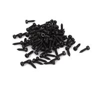 sourcing map 2 mm x 8 mm filetés en acier au carbone à tête hexagonale à vis autotaraudeuse 100 pcs