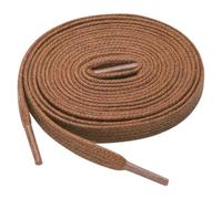 sourcing map 2 paires de bottes en cuir de coton ciré chaussures décontractées lacets plats pour hommes femmes Rouge-marron 140cm / 55.11"