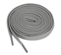 sourcing map 2 paires de lacets creux lacets plats épais pour unisexe Gris 100cm / 39.37"
