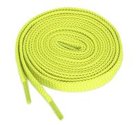 sourcing map 2 paires de lacets creux lacets plats épais pour unisexe Jaune Fluo 100cm / 39.37"