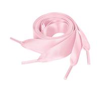 sourcing map 2 Paires Lacets Chaussures Satin Ruban Plat Chaussures Toile Femmes Rose 100 cm/39.5"