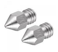 sourcing map 2 Paquet 0,4mm Imprimante 3D Buse Acier Inox Buse pour Extrudeuse, 1,75mm Filaments