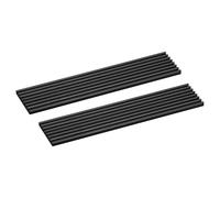 sourcing map 2 Paquet M.2 22110 Nvme SSD Dissipateur Thermique Refroidisseur Alliage Aluminium Chauffage Évier réfrigération Évier pour pc, 100X22X3mm, Noir