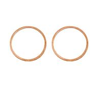 sourcing map 2 pc 40mm Dia Interne Joint étanchéité cuivre Forme O-Rings