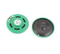 sourcing map 2 pcs 0.25W 8 Ohms 40 mm Coque en Plastique Ronde électronique de Aimant du Haut-Parleur Haut-Parleur