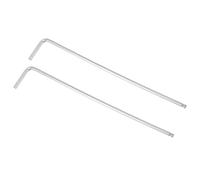 sourcing map 2 Pcs 3/32" Bille Terminal Hexagonal nglaise L Formé