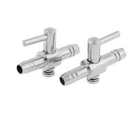 sourcing map 2 pcs 3mm Diamètre du Tube Sortie air à Double Voie Eau Régulateur débit vanne pour Aquarium