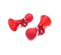 sourcing map 2 Pcs Caoutchouc Rouge Squeeze Cloche Air Sirène Trompette klaxon Rouge