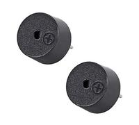 sourcing map 2 Pcs DC 3V Actif Électronique Buzzer Alarme Bip sonore Continu Haut-Parleur 2 Bornes