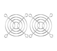 sourcing map 2 Pcs Fil Métallique Protège-Doigts protège Grille pour 60mm PC Ventilateur De Refroidissement