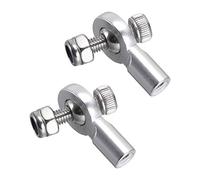 sourcing map 2 PCS M3/3mm 18mm Liaison Barre Terminal Attache Barre Terminal Balle Tête Joint Adaptateur pour RC Bateau à Chenilles