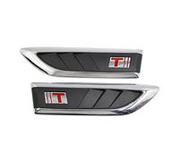 sourcing map 2 pcs Voiture Universel Prise air Ventilation Capot Moteur Capot Décoration Autocollant