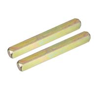 sourcing map 2 Pièces Barre de Broche de Poignée de Porte de Rechange Or | Broche de Porte de 65 mm de Long, Pièces de Rechange de Poignée de Porte, Broche de Poignée de Porte