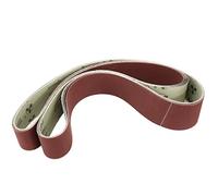 sourcing map 2"x72" 400 Ceinture de ponçage Joint aluminium à l'oxyde 6pcs