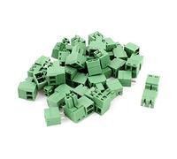 sourcing map 20 Paires Mâle au Pas 3,81 mm Femelle connecteur Femelles à bornier à vis.