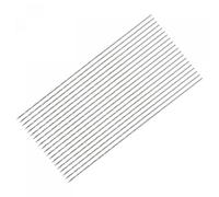 sourcing map 20 Pcs 0.5mm Mini Micro Forets Hélicoïdaux Haute Vitesse Acier Droit Tige Extra Long Perceuse Pointe 60mm pour Aluminium Alliage