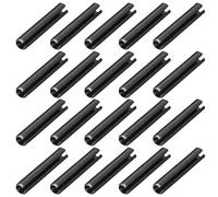 sourcing map 20 pcs 2.3mmx12mm Goupille à Ressort Fendue Acier carbone | Support tablette divisé broche