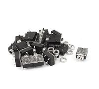 sourcing map 20 pcs 3.5mm Femelle à 5 Broches à souder sur intérieur Casque stéréo Prise Jack Audio