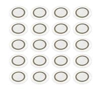 sourcing map 20 Pcs Disques Piézo 20mm Capteur Acoustique Micro Microphone Déclencheur Buzzer Batterie Guitare