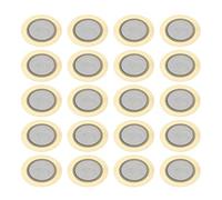 sourcing map 20 Pcs Disques Piézo 20mm Capteur Acoustique Micro Microphone Déclencheur Buzzer CBG Guitare