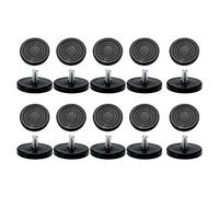 sourcing map 20 Pcs Pieds de Nivellement Meuble Réglable M8 x 17 x 50mm Pied de Meuble Patin de Meuble Jambe Pied de Table Chaise Base Protection Plancher Sol pour Meubles de Maison, Bureau