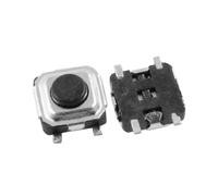 sourcing map 20 pcs tactiles momentanée Tact Commutateur à bouton-poussoir 3 x 3mm x 1.5mm 4 broches CMS Surface Mounted Devices