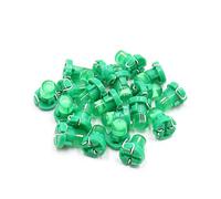 sourcing map 20 Pièces Ampoules LED T3 12V Vertes pour Tableau Bord Voiture