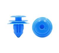 sourcing map 20 Pièces en plastique à enfoncer dans voiture bleue Clips Rivets fixation 9mm x 12mm x 18mm