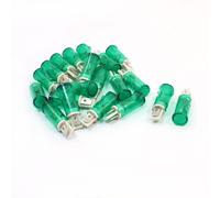 sourcing map 20 Pièces Vert AC 220V 2 Terminaux Néon Lampe-témoin Voyants De Contrôle