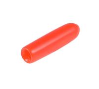 sourcing map 200pcs Caoutchouc Embouts 2mm ID Vinyle Rond Terminal Capuchon Housse Vis Filetage Protections Rouges
