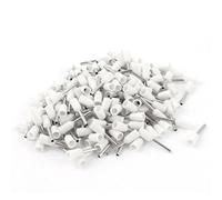 sourcing map 200pcs 0,5mm2 Embout de Câble Embout de Câblage Cosse à Sertir électrique Fil Sertissage Borne Connecteur Terminal 22AWG Isolé Blanc