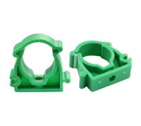 sourcing map 20mm Diamètre Tuyau Pinces Clips, PPR Eau Tuyau Raccords Tube Support avec Serrure pour Eau Fourniture Vert 12 Pcs