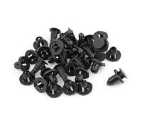 sourcing map 20pc 20mm Rivet Fixation Plastique Clip Aile Trou 8mm Dia Auto