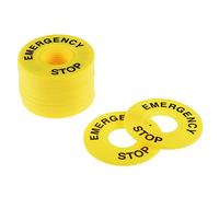 sourcing map 20pcs 22mm Dia Interne Panneau arrêt urgence remplacement interrupteur