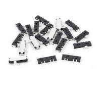 sourcing map 20pcs 3 position 8 broches DPDT horizontal Surface Mounted Devices SMT Interrupteur à glissière 10 mm x 3 mm