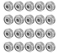 sourcing map 20pcs 623ZZ 3mmx10mmx4mm roulement à billes profond miniature miniature