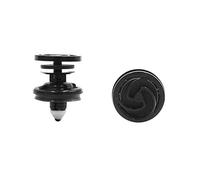 sourcing map 20pcs 7L6868243 8mm Rivets en Plastique Noir Bouclier Clips Fixation d'aile pour Audi