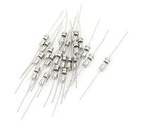 sourcing map 20pcs AC 250V 10A 4x11mm Lente Fusion Actif Verre Fusible