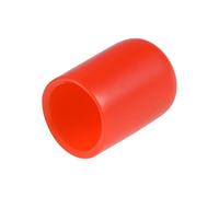 sourcing map 20pcs Caoutchouc Embouts 12mm ID Vinyle Rond Terminal Capuchon Housse Vis Filetage Protections Rouges