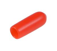 sourcing map 20pcs Caoutchouc Embouts 4mm ID Vinyle Rond Terminal Capuchon Housse Vis Filetage Protections Rouges