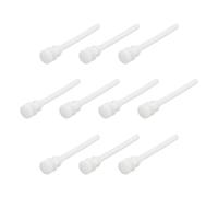 sourcing map 20Pcs Clou à Absorption de Choc en Caoutchouc pour Ventilateur, Vis de refroidissements pour Matériel Informatique, Anti-Bruit, en Caoutchouc Silicone Antichoc pour Pc, Blanc