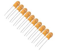sourcing map 20pcs Condensateur au tantale 47 uF jaune 16 V 2 broches | Condensateur électrolytique radial, Condensateurs à billes de tantale plongés