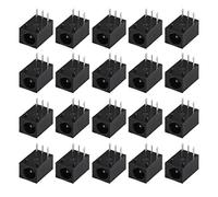 sourcing map 20pcs Connecteur de Prise d'alimentation 3.5mmx1.3mm