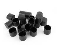 sourcing map 20pcs Embout Pied de Chasie Meuble Embout Tube Jambe Patin Capuchon Protection en Caoutchouc Diamètre 28 mm Rond