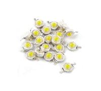 sourcing map- 20pcs émetteurs de perles à LED blanches 3W 170-190Lm 6000K