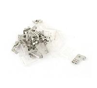 sourcing map 20pcs Flag L, sertir Fil 6,3mm Femelle connecteur Terminal Spade + Cas