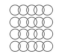 sourcing map 20pcs Joint Torique 31x28x1.5mm flexibles en caoutchouc Huile d'étanchéité filtre